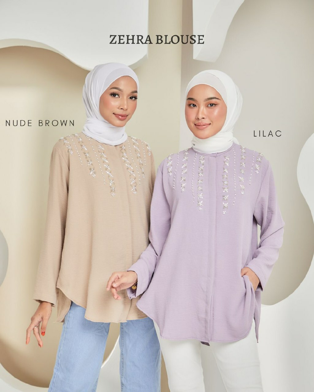 haura-wear-zehra-kaftan-midi-dress-blouse-shirt-long-sleeve-baju-muslimah-baju-perempuan-shirt-blouse-baju (6)