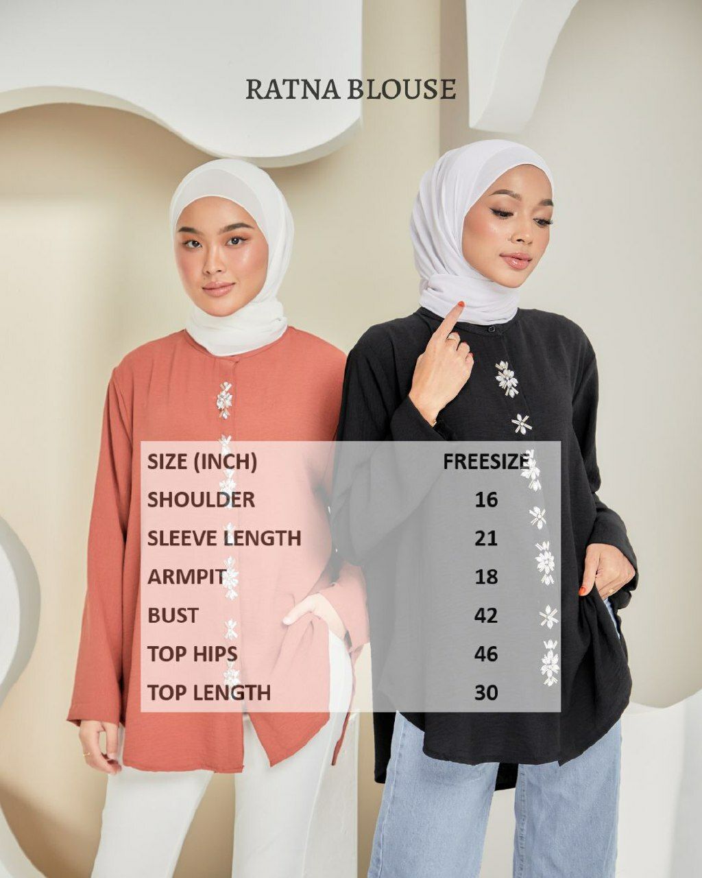 haura-wear-ratna-kaftan-midi-dress-blouse-shirt-long-sleeve-baju-muslimah-baju-perempuan-shirt-blouse-baju (6)