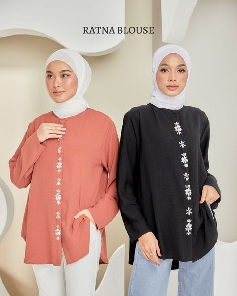 haura-wear-ratna-kaftan-midi-dress-blouse-shirt-long-sleeve-baju-muslimah-baju-perempuan-shirt-blouse-baju (3)