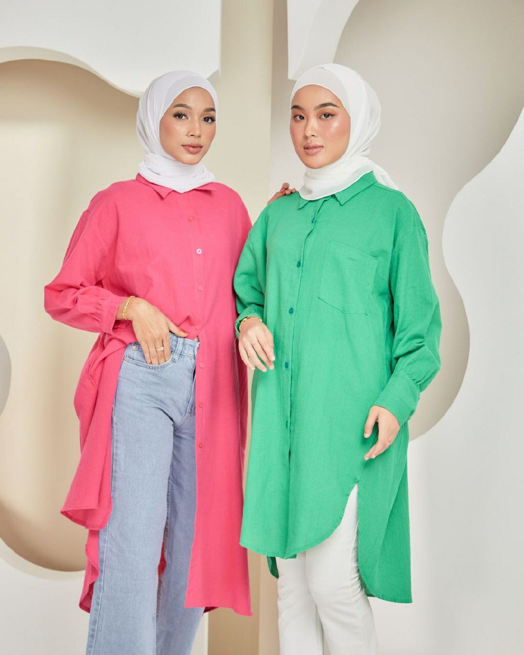 haura-wear-dayana-tunic-kaftan-midi-dress-blouse-shirt-long-sleeve-baju-muslimah-baju-perempuan-shirt-blouse-baju (3)