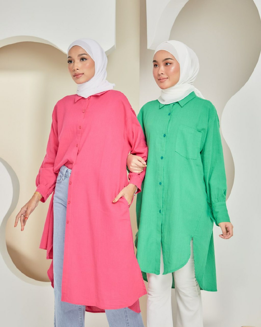 haura-wear-dayana-tunic-kaftan-midi-dress-blouse-shirt-long-sleeve-baju-muslimah-baju-perempuan-shirt-blouse-baju (2)