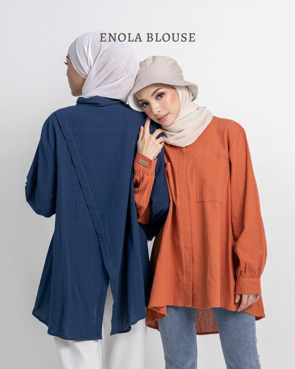 haura-wear-enola-kemeja-lengan panjang-kemeja labuh-baju labuh-tunic-kaftan-midi-dress-blouse-shirt-long-sleeve-baju-muslimah-baju-perempuan-shirt-blouse-baju (2)