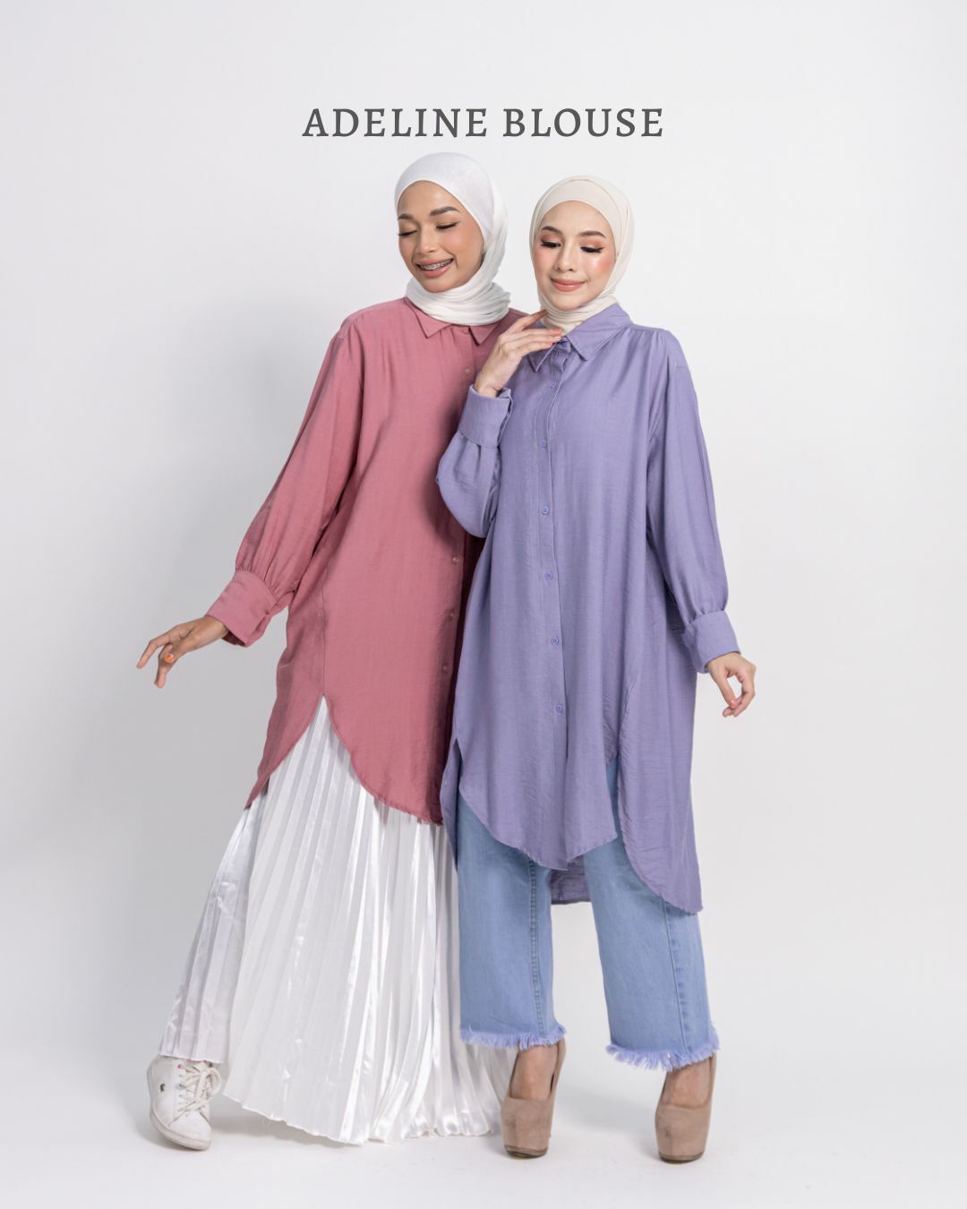 haura-wear-adeline-kemeja-lengan panjang-kemeja labuh-baju labuh-tunic-kaftan-midi-dress-blouse-shirt-long-sleeve-baju-muslimah-baju-perempuan-shirt-blouse-baju (1)