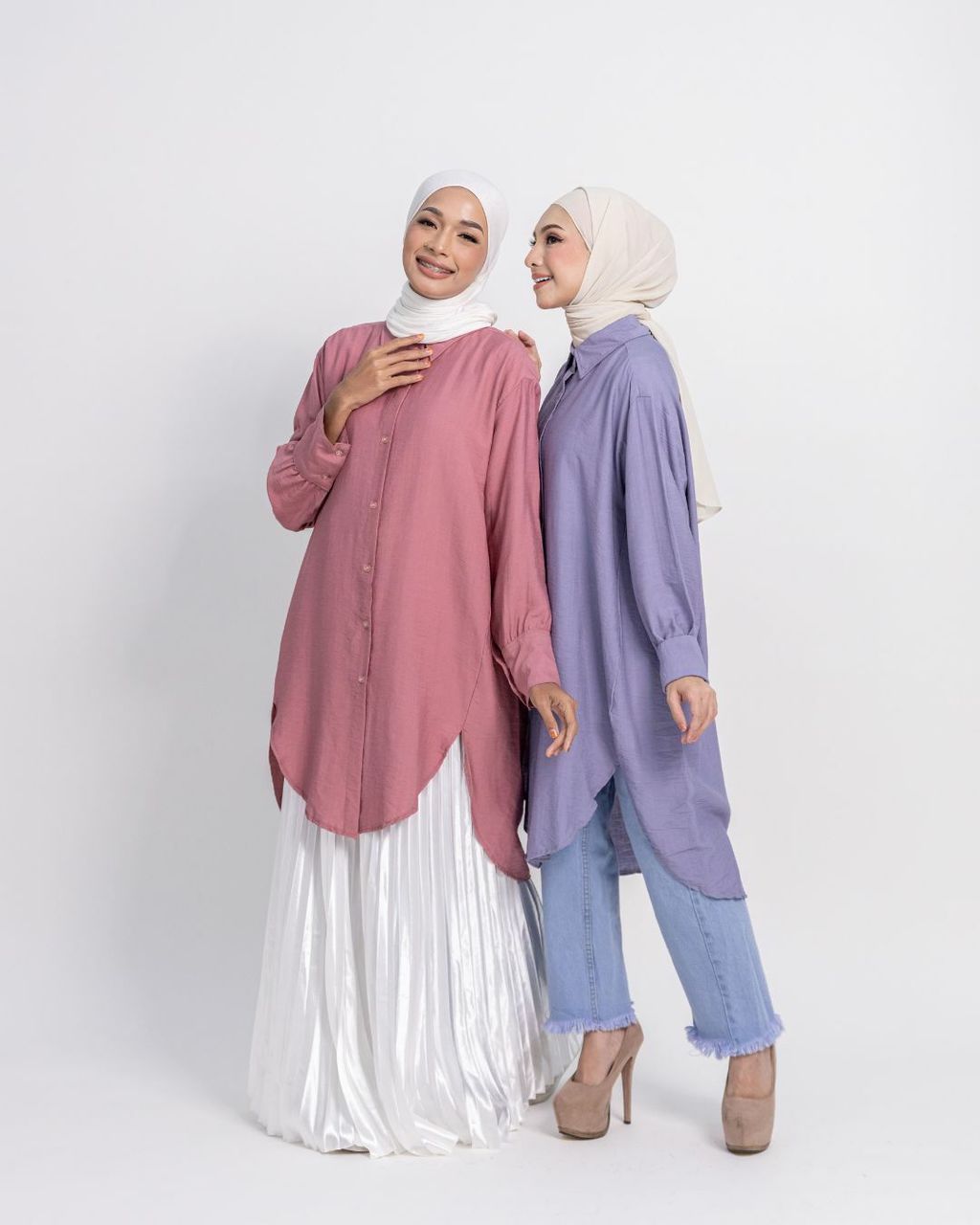 haura-wear-adeline-kemeja-lengan panjang-kemeja labuh-baju labuh-tunic-kaftan-midi-dress-blouse-shirt-long-sleeve-baju-muslimah-baju-perempuan-shirt-blouse-baju (4)