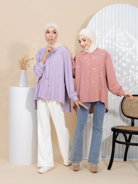 haura-wear-lumera-kemeja-lengan panjang-kemeja labuh-baju labuh-tunic-kaftan-midi-dress-blouse-shirt-long-sleeve-baju-muslimah-baju-perempuan-shirt-blouse-baju (14)