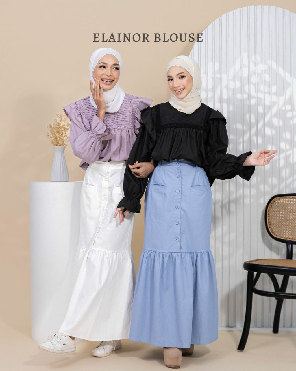 haura-wear-elainor-kemeja-lengan panjang-kemeja labuh-baju labuh-tunic-kaftan-midi-dress-blouse-shirt-long-sleeve-baju-muslimah-baju-perempuan-shirt-blouse-baju (3)