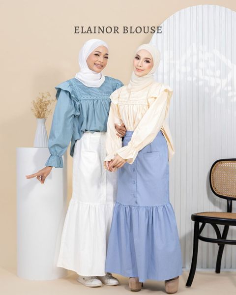 haura-wear-elainor-kemeja-lengan panjang-kemeja labuh-baju labuh-tunic-kaftan-midi-dress-blouse-shirt-long-sleeve-baju-muslimah-baju-perempuan-shirt-blouse-baju (1)