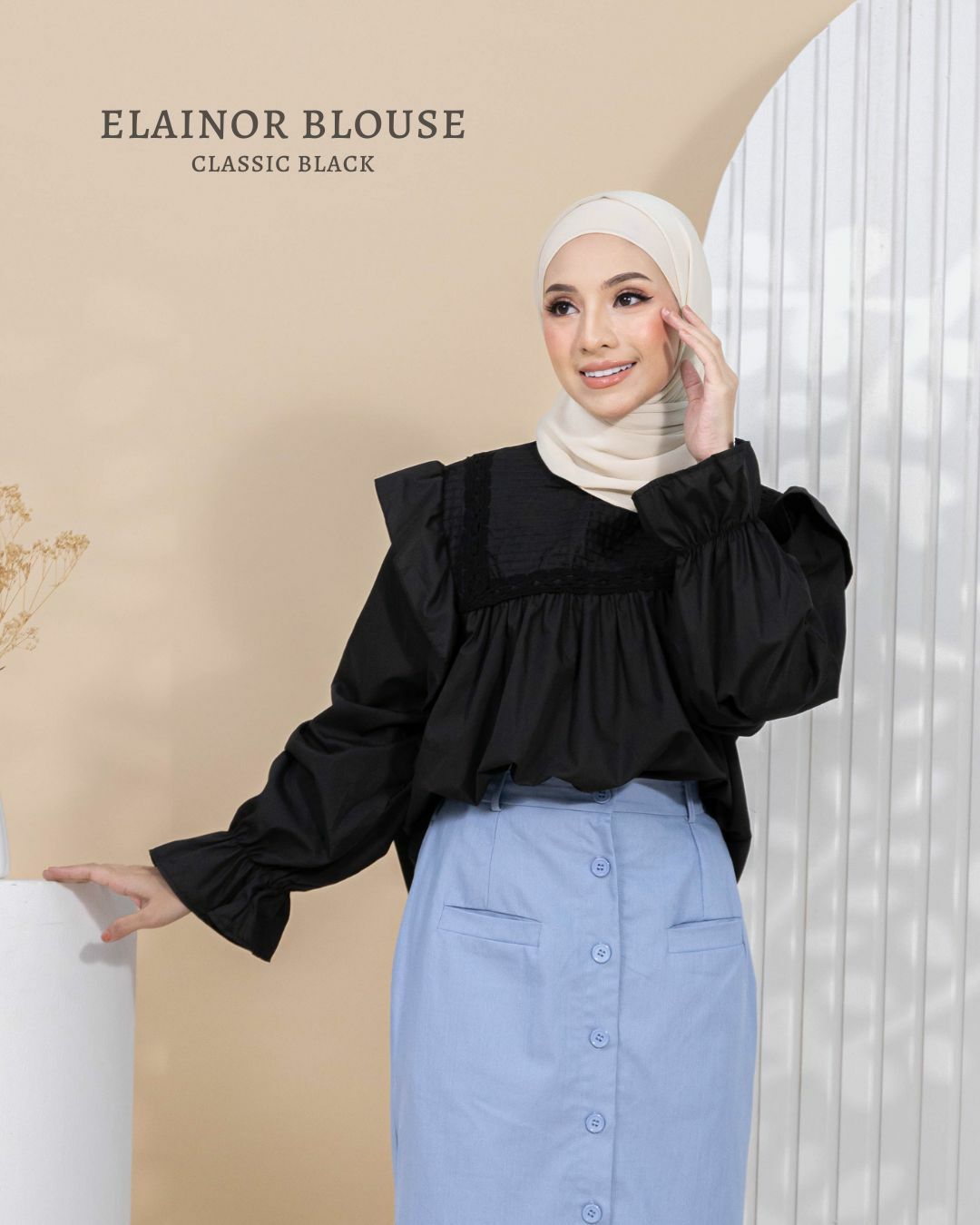 haura-wear-elainor-kemeja-lengan panjang-kemeja labuh-baju labuh-tunic-kaftan-midi-dress-blouse-shirt-long-sleeve-baju-muslimah-baju-perempuan-shirt-blouse-baju (11)