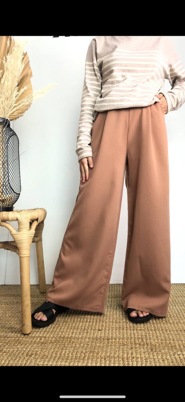 haura-wear-millie-bootcut-straight cut-slack-high-waist-cotton-long-pants-seluar-muslimah-seluar-perempuan-palazzo-pants-sluar-skirt