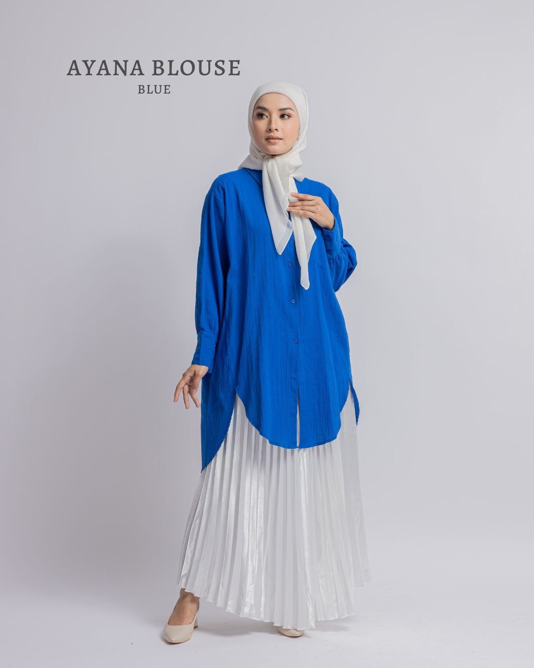 haura-wear-ayana-kemeja-lengan panjang-kemeja labuh-baju labuh-tunic-kaftan-midi-dress-blouse-shirt-long-sleeve-baju-muslimah-baju-perempuan-shirt-blouse-baju (3)