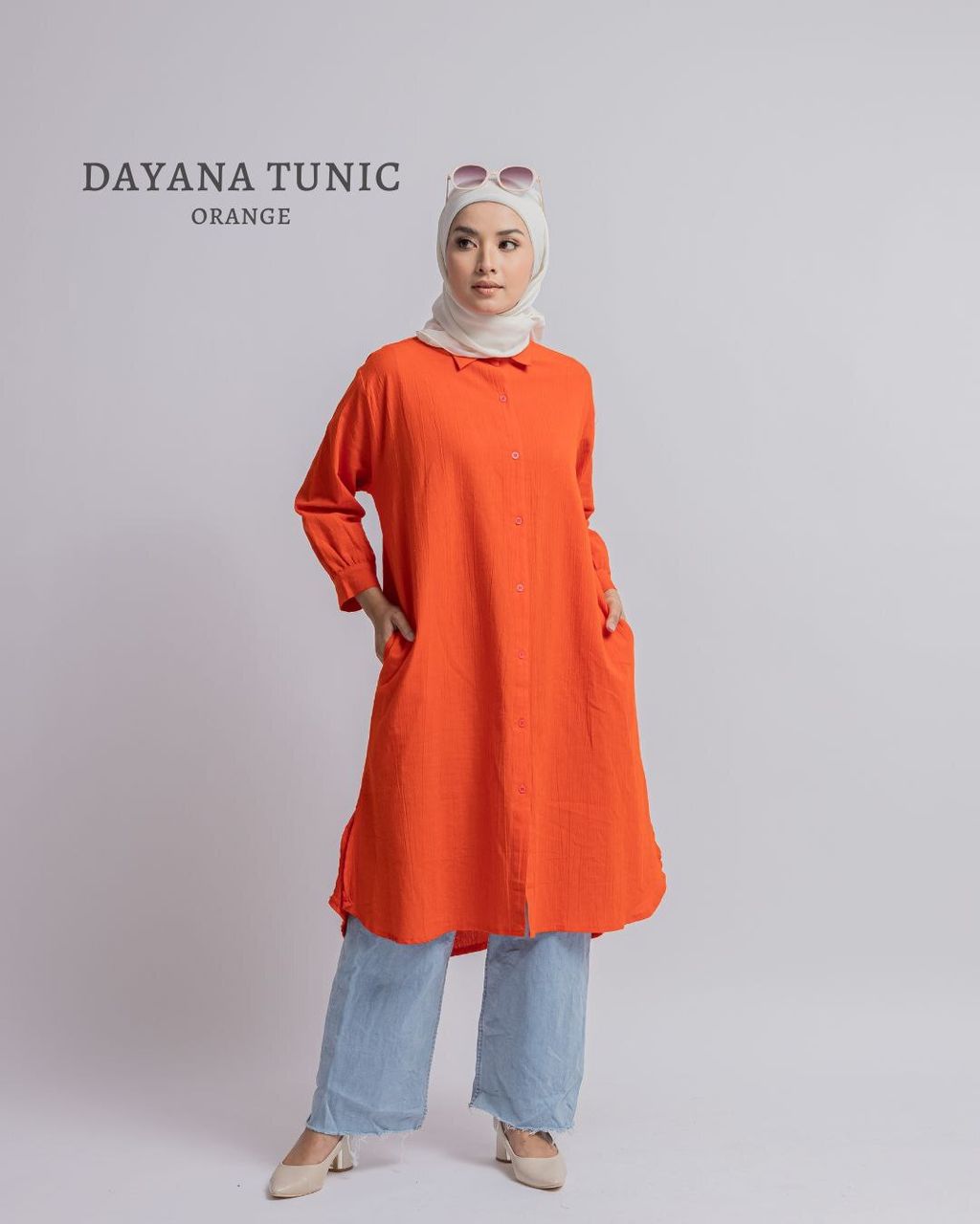 haura-wear-dayana-kemeja-lengan panjang-kemeja labuh-baju labuh-tunic-kaftan-midi-dress-blouse-shirt-long-sleeve-baju-muslimah-baju-perempuan-shirt-blouse-baju (5)