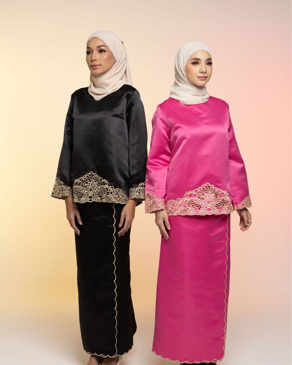 haura-wear-qalsom-kurung-kebaya-sulam-embroidery-pario-klasik-tradisional-mini kebaya-fabrik eyelet-raya-muslimah-long-sleeve-baju-skirt-kain-perempuan-baju-sepasang
