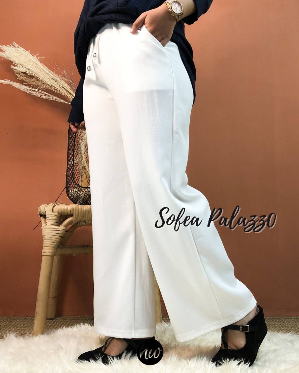 Sofea Cotton Palazzo Long Pants – HAURA WEAR