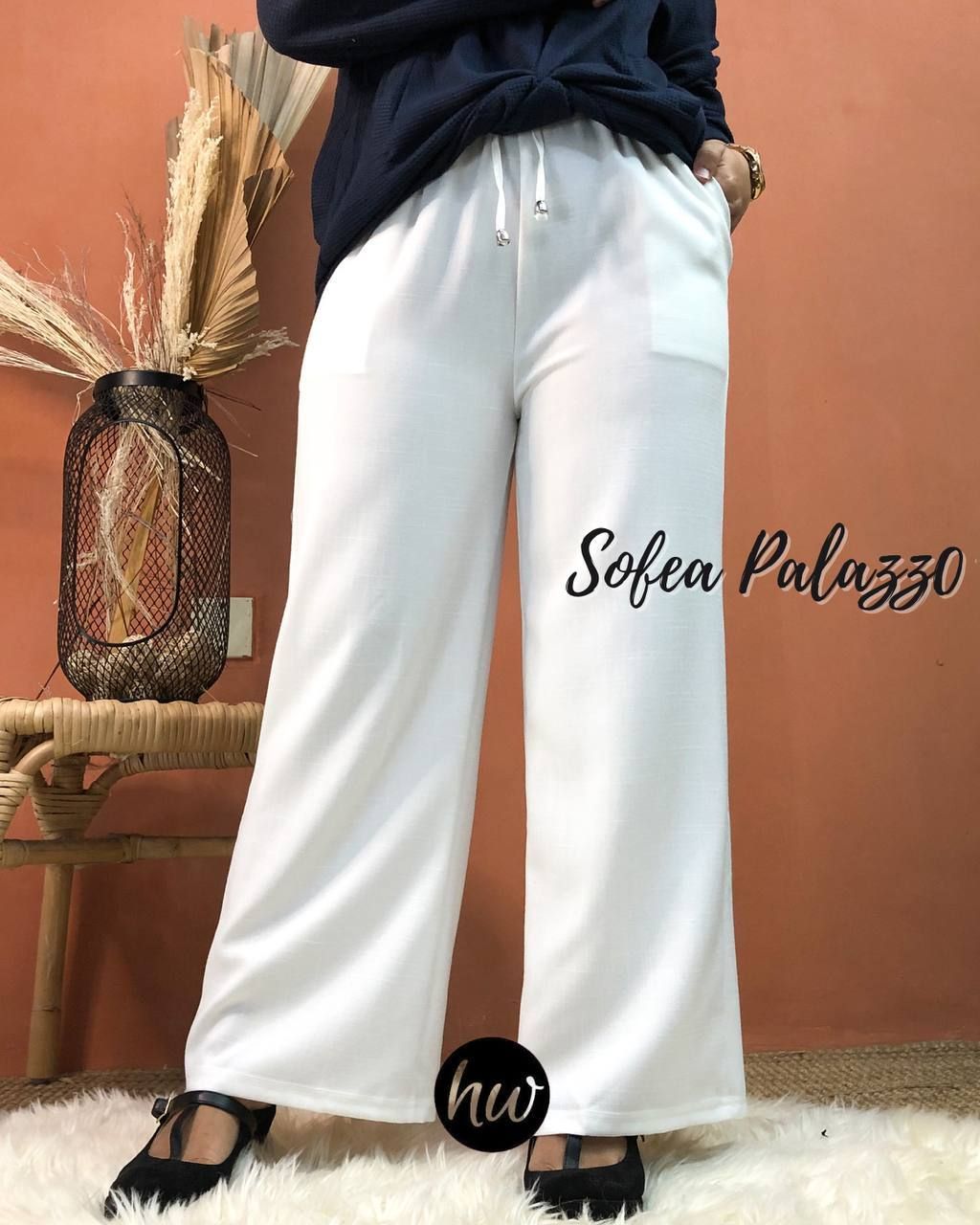 Sofea Cotton Palazzo Long Pants – HAURA WEAR