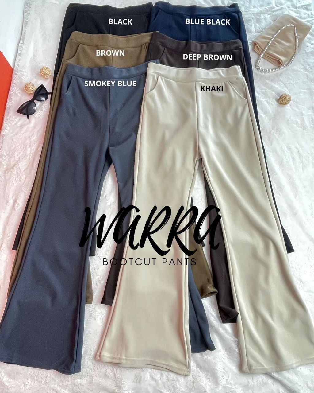 haura-wear-warra-bootcut-straight cut-slack-high-waist-cotton-long-pants-seluar-muslimah-seluar-perempuan-palazzo-pants-sluar-skirt