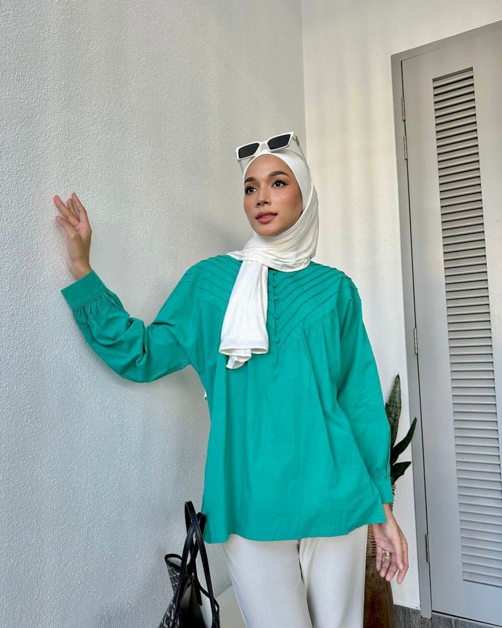 haura-wear-dolla-kemeja-lengan panjang-kemeja labuh-baju labuh-tunic-kaftan-midi-dress-blouse-shirt-long-sleeve-baju-muslimah-baju-perempuan-shirt-blouse-baju (4)