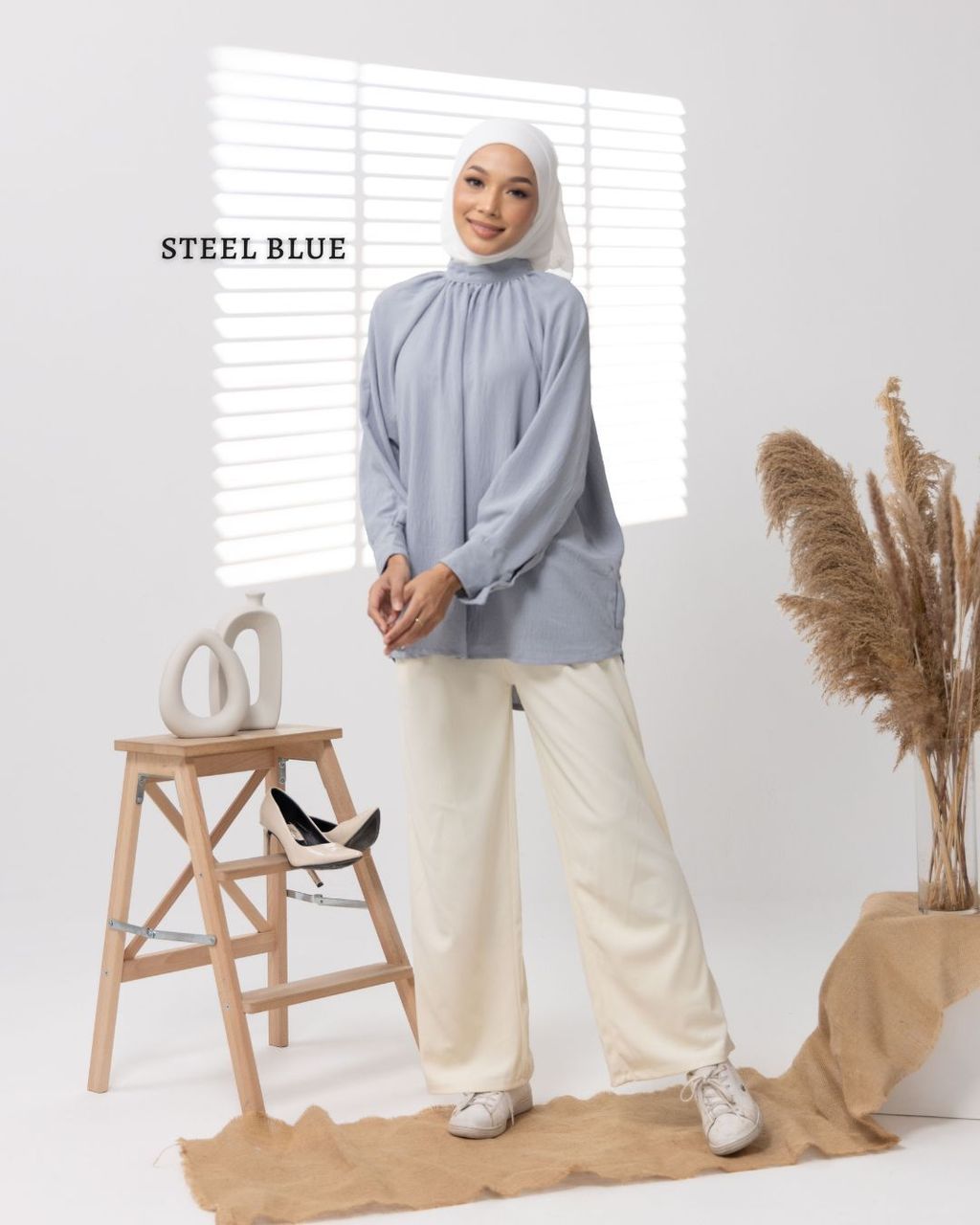 haura-wear-gwen-kemeja-lengan panjang-kemeja labuh-baju labuh-tunic-kaftan-midi-dress-blouse-shirt-long-sleeve-baju-muslimah-baju-perempuan-shirt-blouse-baju (12)