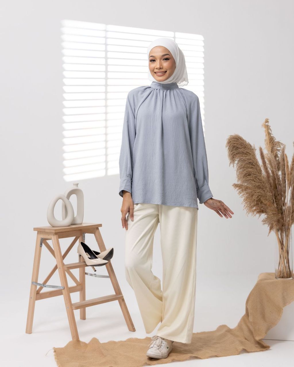 haura-wear-gwen-kemeja-lengan panjang-kemeja labuh-baju labuh-tunic-kaftan-midi-dress-blouse-shirt-long-sleeve-baju-muslimah-baju-perempuan-shirt-blouse-baju (11)