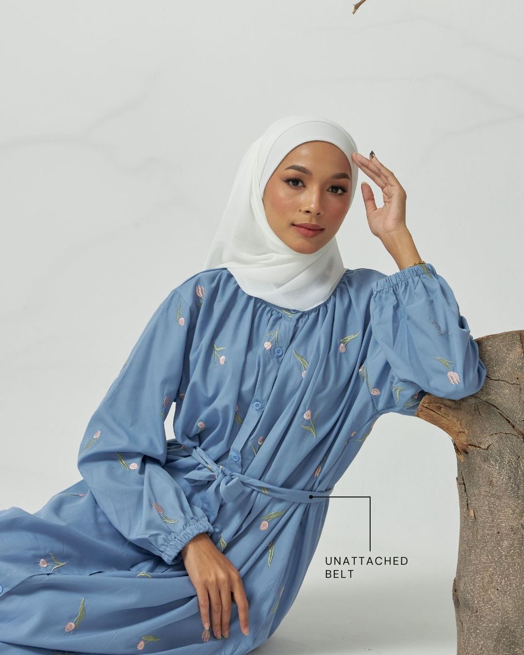 haura-wear-evie-dress-lengan panjang-kemeja labuh-baju labuh-tunic-kaftan-midi-dress-blouse-shirt-long-sleeve-baju-muslimah-baju-perempuan-shirt-blouse-baju (13)