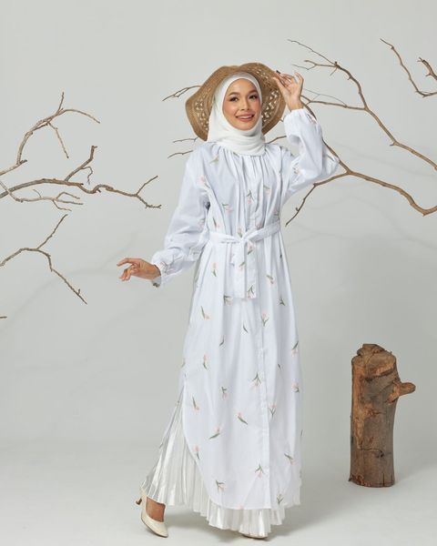 haura-wear-evie-dress-lengan panjang-kemeja labuh-baju labuh-tunic-kaftan-midi-dress-blouse-shirt-long-sleeve-baju-muslimah-baju-perempuan-shirt-blouse-baju (20)