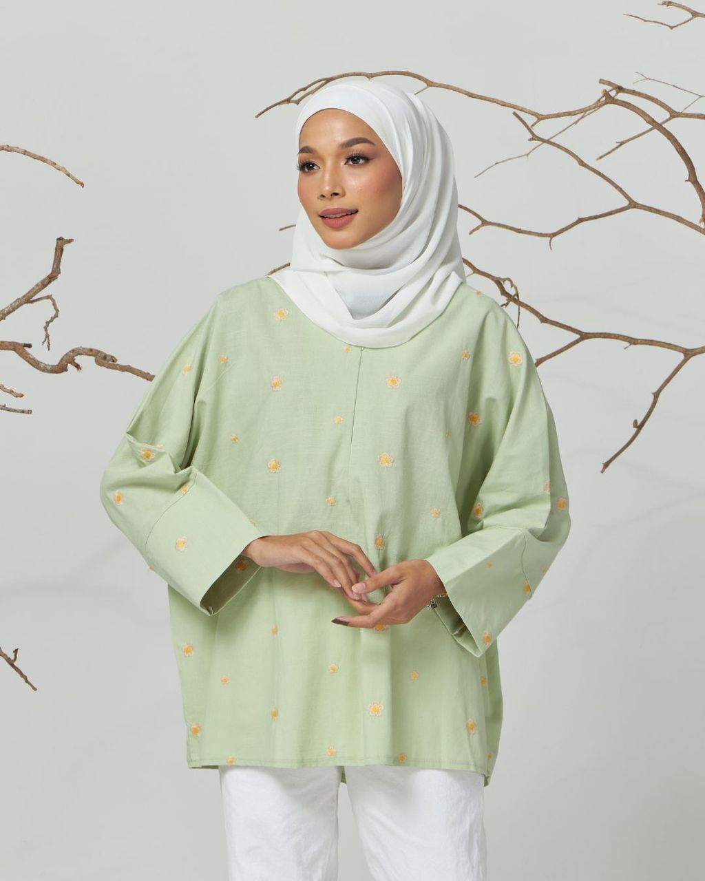 haura-wear-kallie-blouse-lengan panjang-kemeja labuh-baju labuh-tunic-kaftan-midi-dress-blouse-shirt-long-sleeve-baju-muslimah-baju-perempuan-shirt-blouse-baju (24)