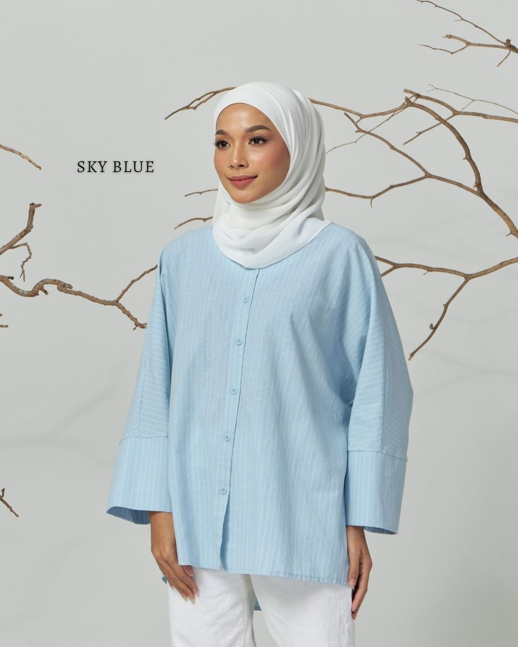 haura-wear-eva-blouse-lengan panjang-kemeja labuh-baju labuh-tunic-kaftan-midi-dress-blouse-shirt-long-sleeve-baju-muslimah-baju-perempuan-shirt-blouse-baju (7)