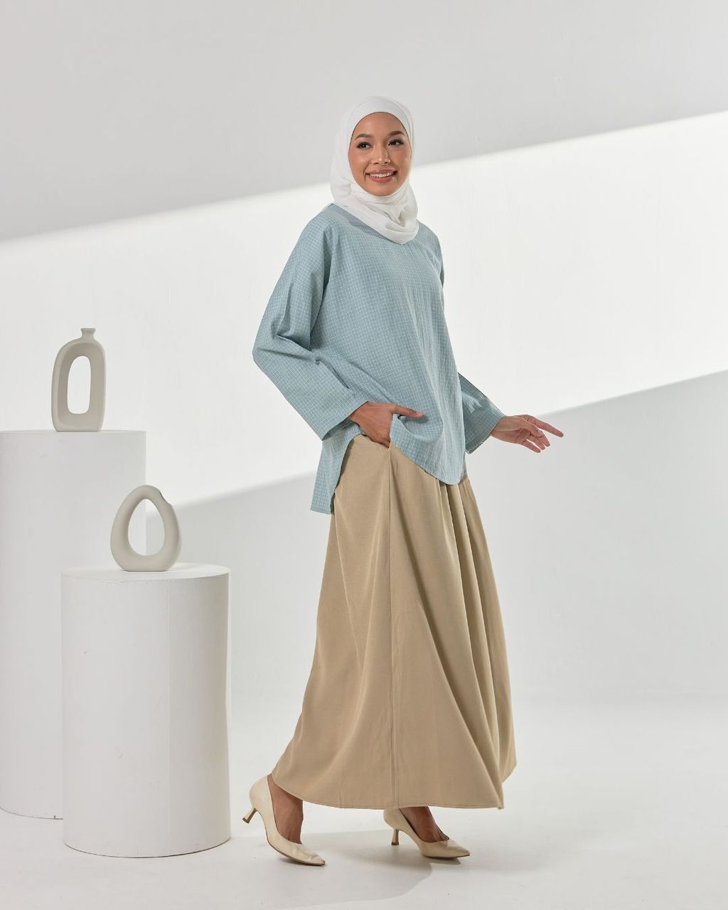 haura-wear-yoona-blouse-lengan panjang-kemeja labuh-baju labuh-tunic-kaftan-midi-dress-blouse-shirt-long-sleeve-baju-muslimah-baju-perempuan-shirt-blouse-baju (4)