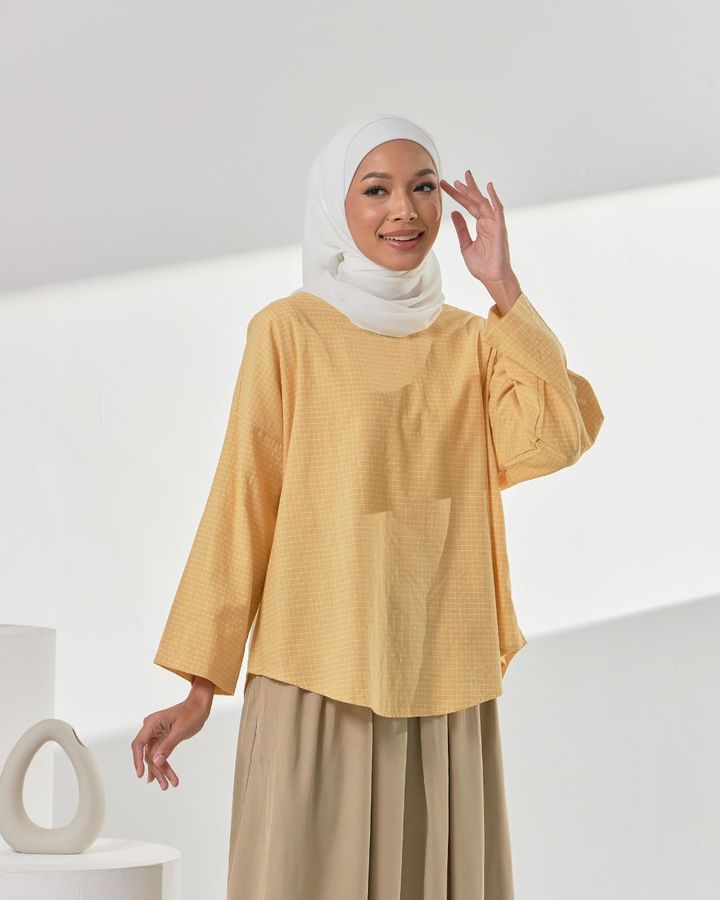 haura-wear-yoona-blouse-lengan panjang-kemeja labuh-baju labuh-tunic-kaftan-midi-dress-blouse-shirt-long-sleeve-baju-muslimah-baju-perempuan-shirt-blouse-baju (6)