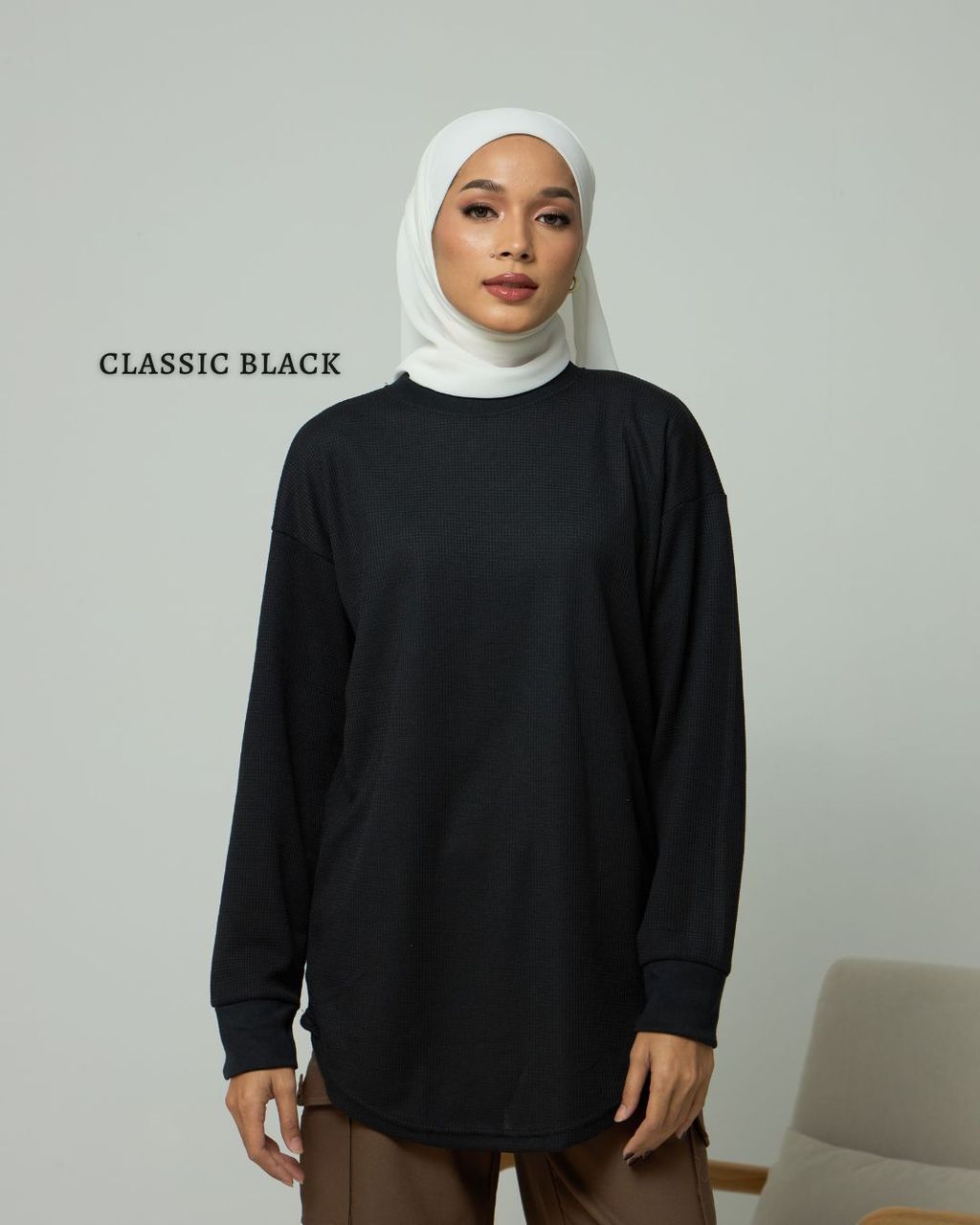 haura-wear-miela-blouse-lengan panjang-kemeja labuh-baju labuh-tunic-kaftan-midi-dress-blouse-shirt-long-sleeve-baju-muslimah-baju-perempuan-shirt-blouse-baju (2)