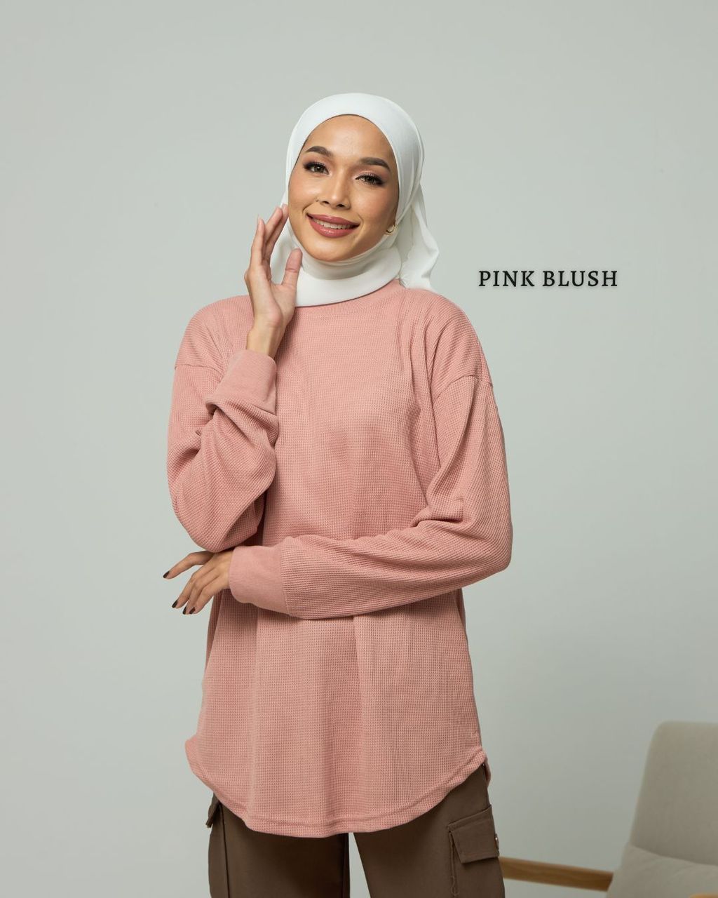 haura-wear-miela-blouse-lengan panjang-kemeja labuh-baju labuh-tunic-kaftan-midi-dress-blouse-shirt-long-sleeve-baju-muslimah-baju-perempuan-shirt-blouse-baju (1)