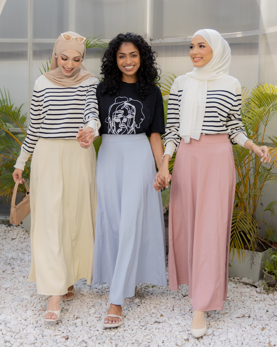 Drawstring twill clearance skirt