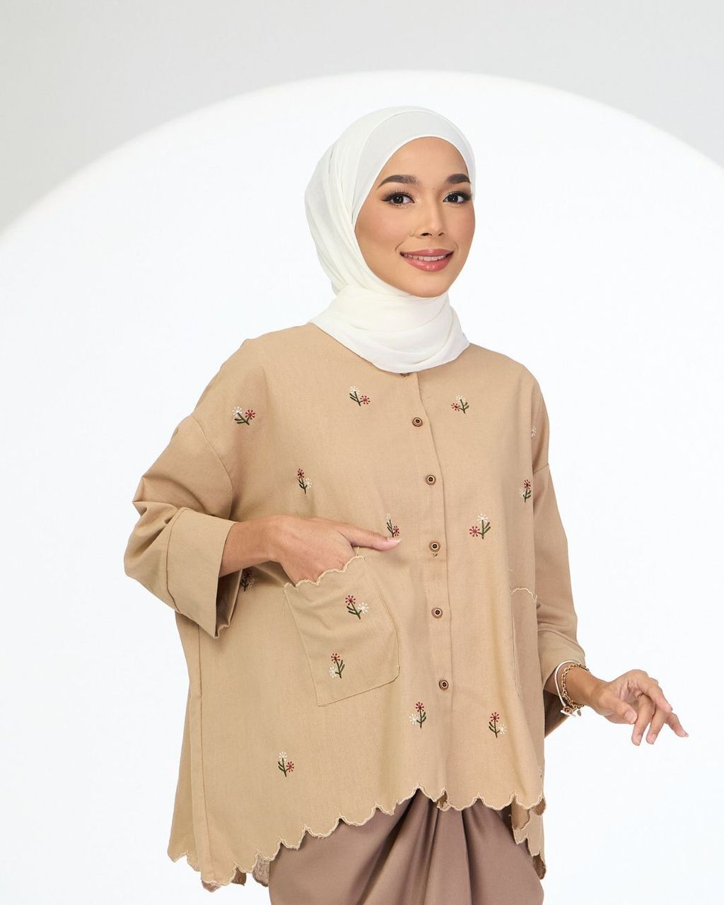haura-wear-leia-blouse-lengan panjang-kemeja labuh-baju labuh-tunic-kaftan-midi-dress-blouse-shirt-long-sleeve-baju-muslimah-baju-perempuan-shirt-blouse-baju (13)