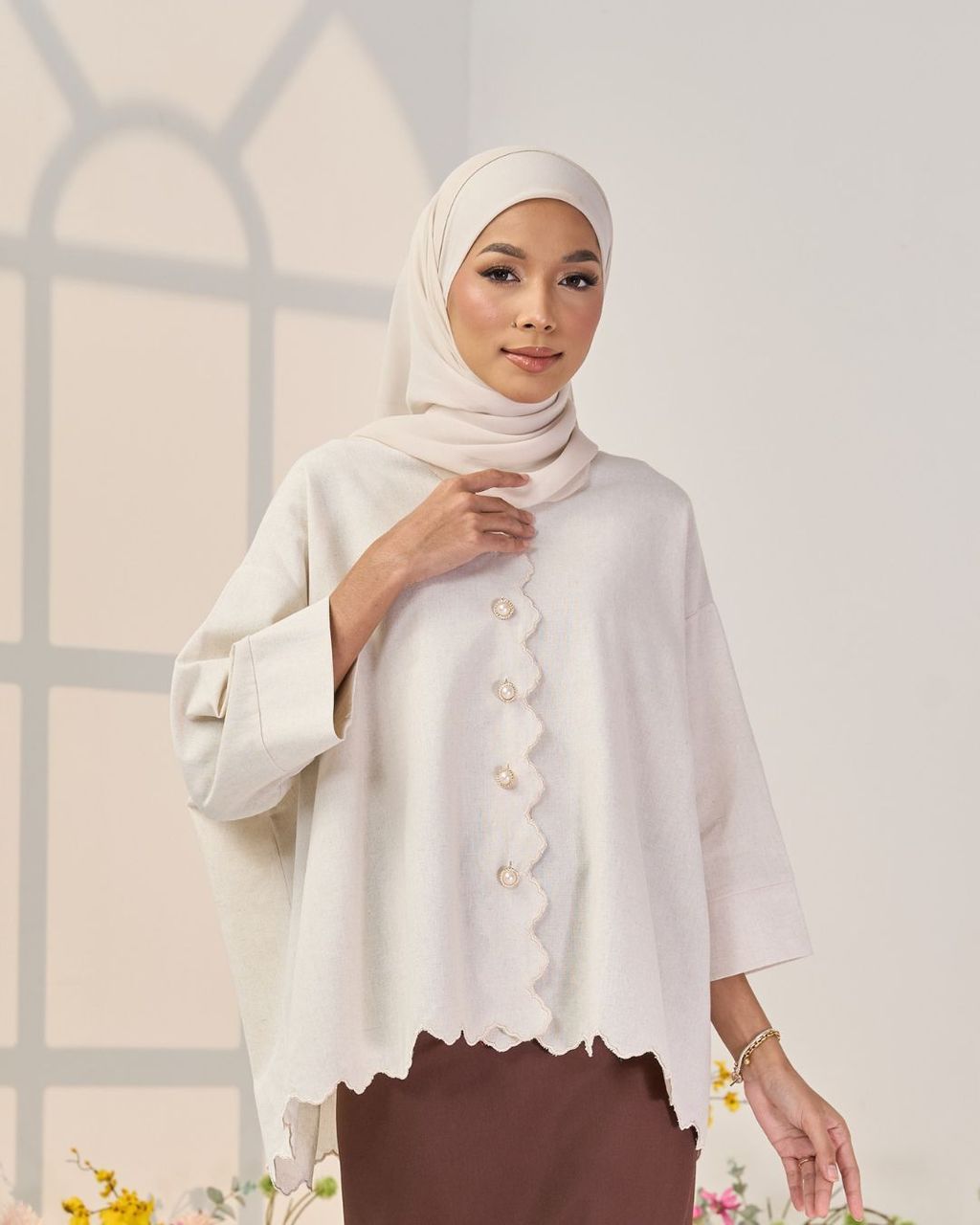 haura-wear-esra-blouse-lengan panjang-kemeja labuh-baju labuh-tunic-kaftan-midi-dress-blouse-shirt-long-sleeve-baju-muslimah-baju-perempuan-shirt-blouse-baju (6)