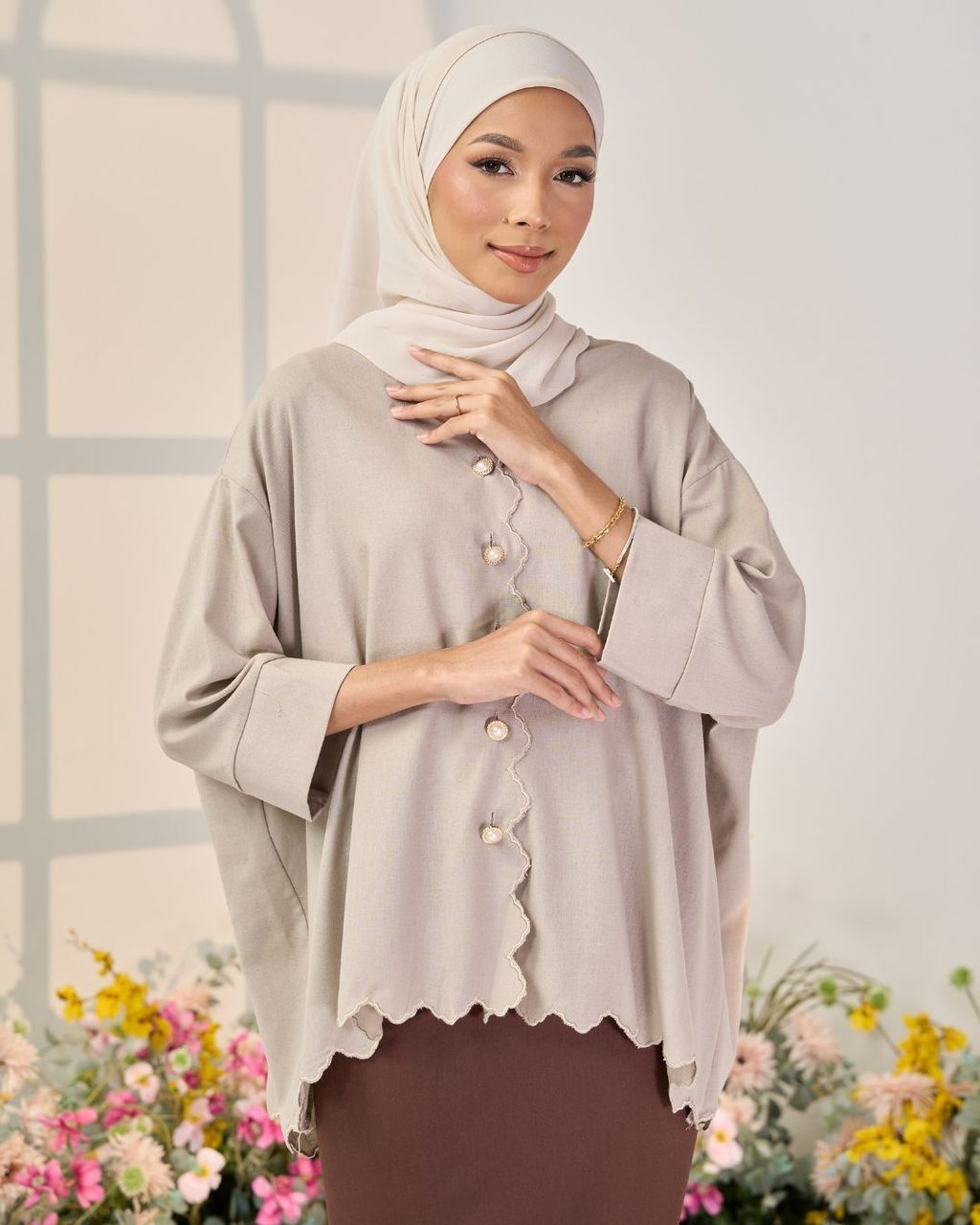haura-wear-esra-blouse-lengan panjang-kemeja labuh-baju labuh-tunic-kaftan-midi-dress-blouse-shirt-long-sleeve-baju-muslimah-baju-perempuan-shirt-blouse-baju (9)