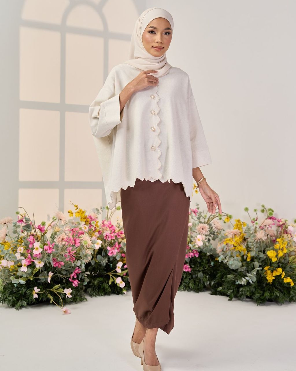 haura-wear-esra-blouse-lengan panjang-kemeja labuh-baju labuh-tunic-kaftan-midi-dress-blouse-shirt-long-sleeve-baju-muslimah-baju-perempuan-shirt-blouse-baju (7)