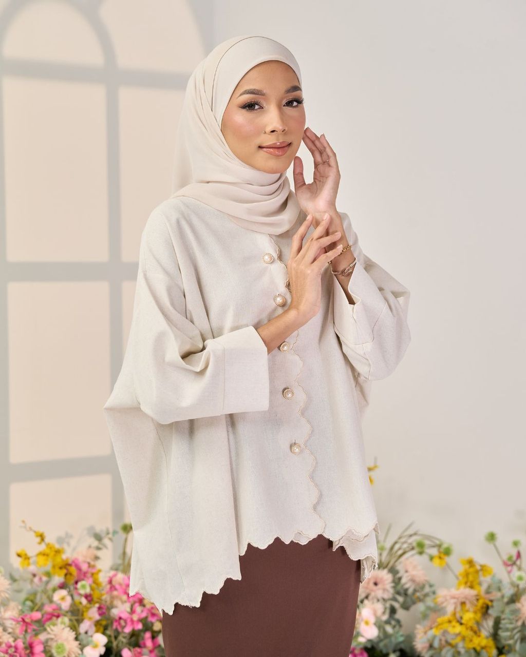 haura-wear-esra-blouse-lengan panjang-kemeja labuh-baju labuh-tunic-kaftan-midi-dress-blouse-shirt-long-sleeve-baju-muslimah-baju-perempuan-shirt-blouse-baju (5)