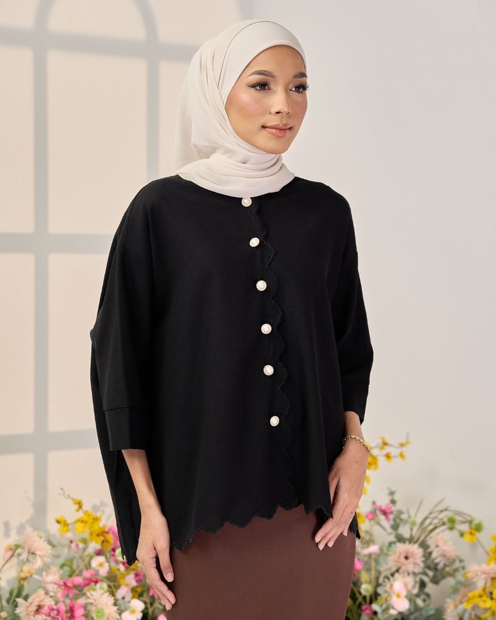 haura-wear-esra-blouse-lengan panjang-kemeja labuh-baju labuh-tunic-kaftan-midi-dress-blouse-shirt-long-sleeve-baju-muslimah-baju-perempuan-shirt-blouse-baju (13)