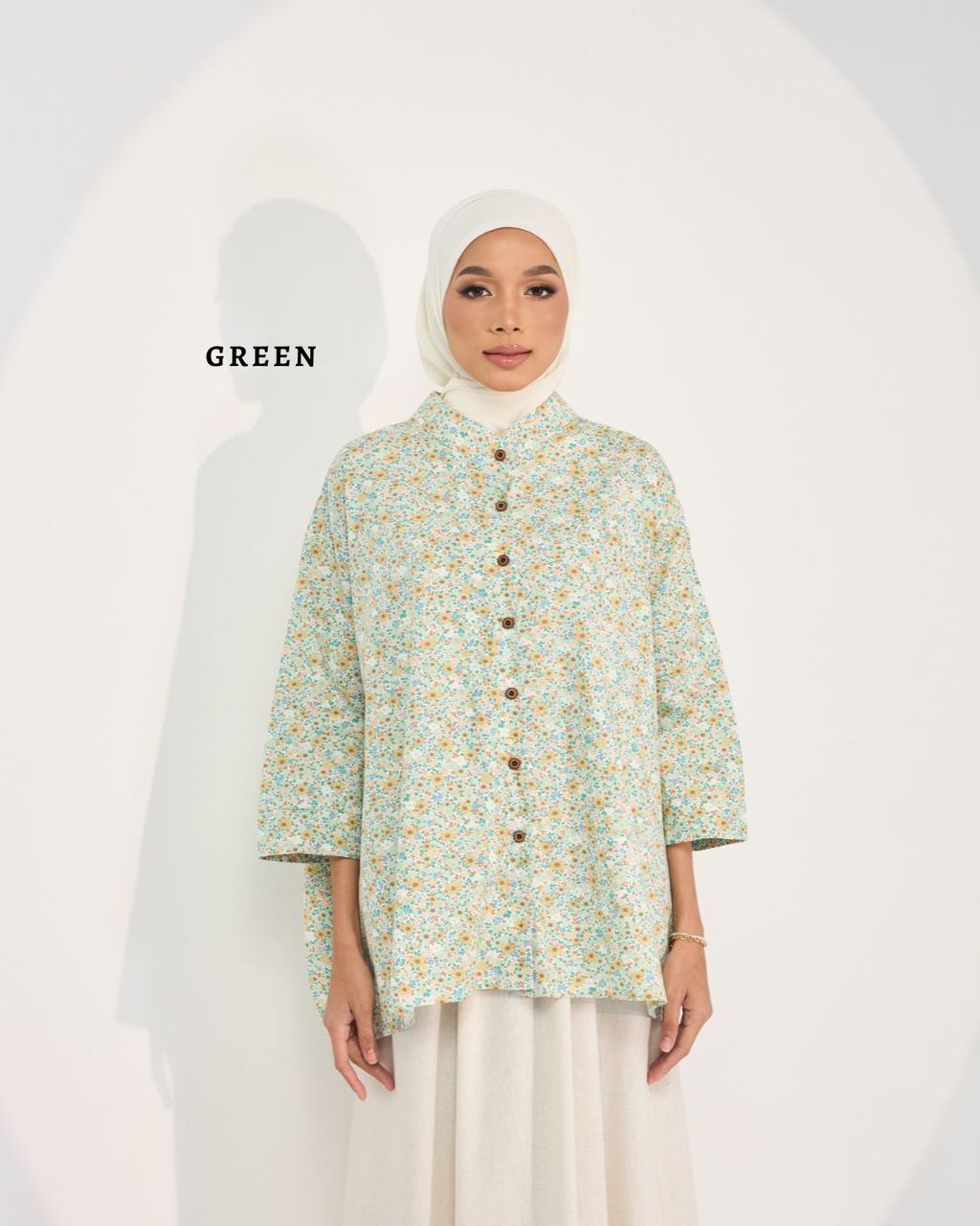 haura-wear-lucy-blouse-lengan panjang-kemeja labuh-baju labuh-tunic-kaftan-midi-dress-blouse-shirt-long-sleeve-baju-muslimah-baju-perempuan-shirt-blouse-baju (2)