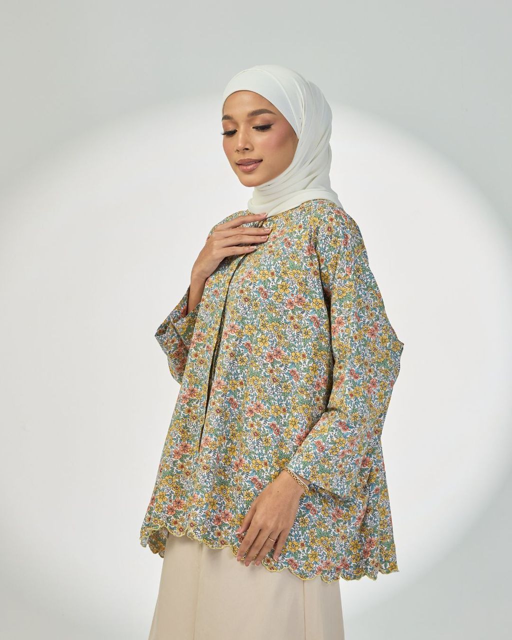 haura-wear-lizzy-blouse-lengan panjang-kemeja labuh-baju labuh-tunic-kaftan-midi-dress-blouse-shirt-long-sleeve-baju-muslimah-baju-perempuan-shirt-blouse-baju (3)