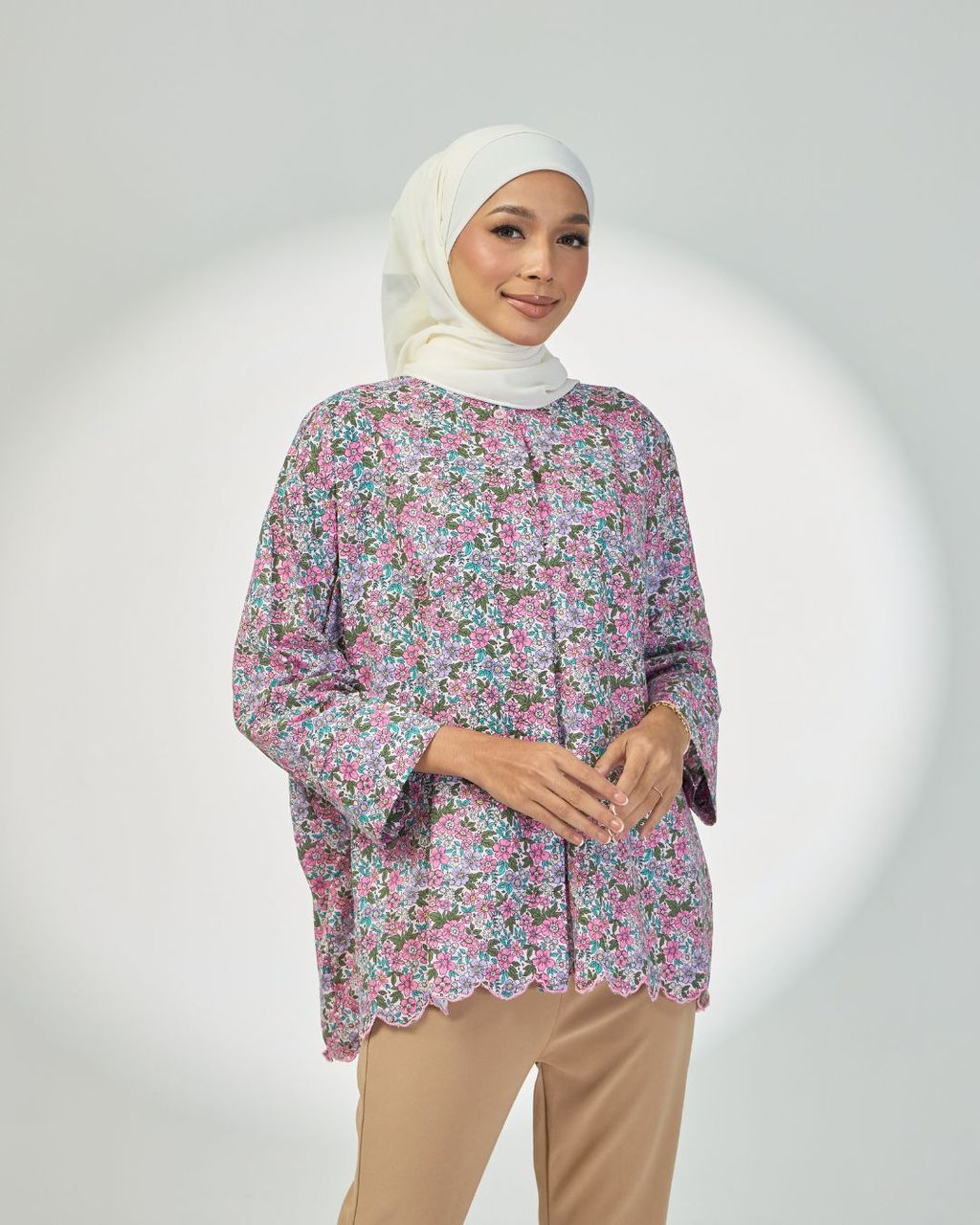 haura-wear-lizzy-blouse-lengan panjang-kemeja labuh-baju labuh-tunic-kaftan-midi-dress-blouse-shirt-long-sleeve-baju-muslimah-baju-perempuan-shirt-blouse-baju (6)