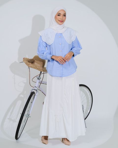 haura-wear-scha-blouse-lengan panjang-kemeja labuh-baju labuh-tunic-kaftan-midi-dress-blouse-shirt-long-sleeve-baju-muslimah-baju-perempuan-shirt-blouse-baju (4)
