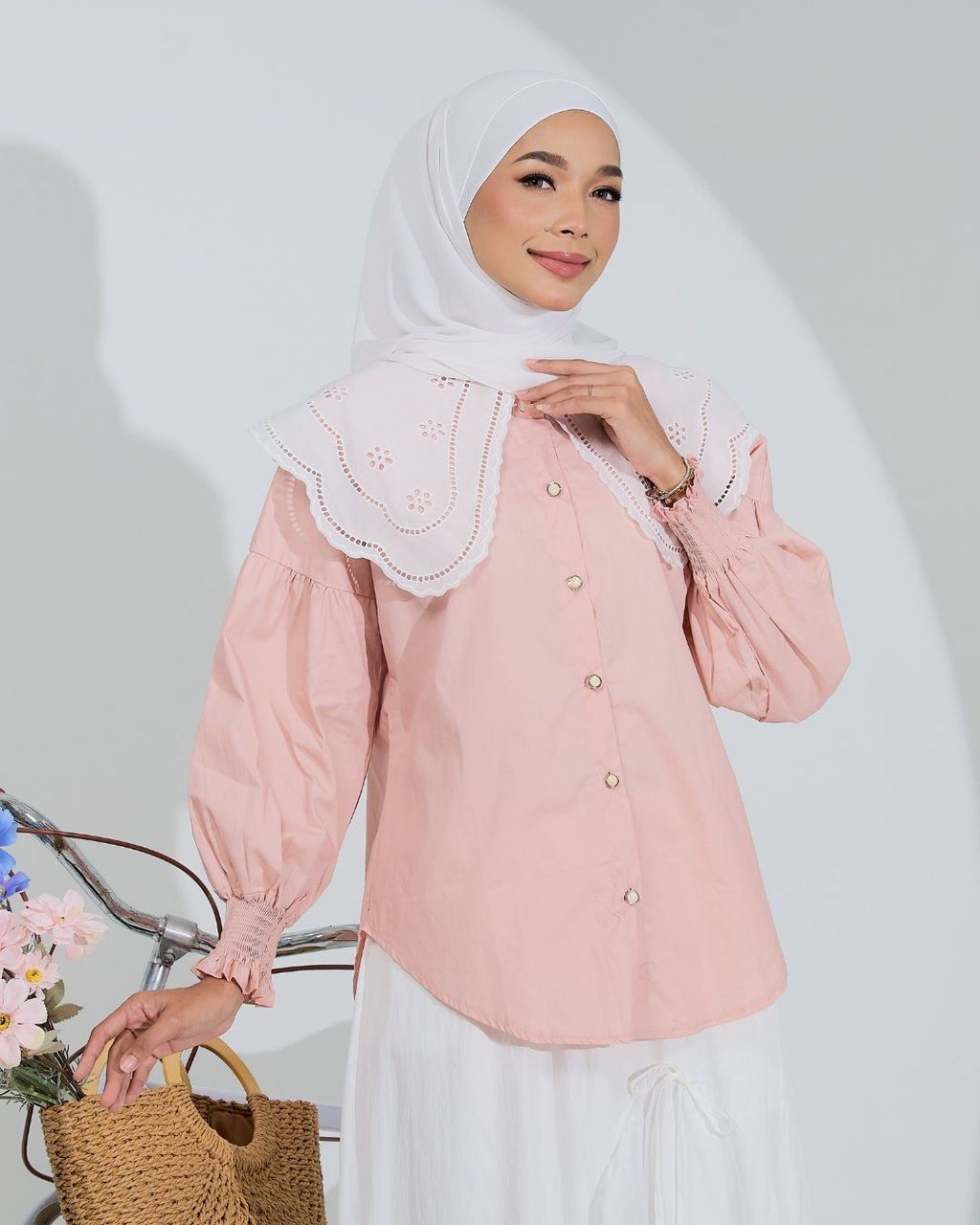 haura-wear-scha-blouse-lengan panjang-kemeja labuh-baju labuh-tunic-kaftan-midi-dress-blouse-shirt-long-sleeve-baju-muslimah-baju-perempuan-shirt-blouse-baju (9)