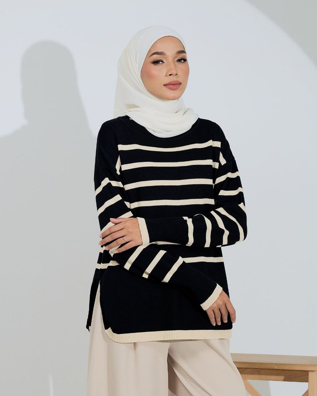 haura-wear-elsie-blouse-lengan panjang-kemeja labuh-baju labuh-tunic-kaftan-midi-dress-blouse-shirt-long-sleeve-baju-muslimah-baju-perempuan-shirt-blouse-baju (7)