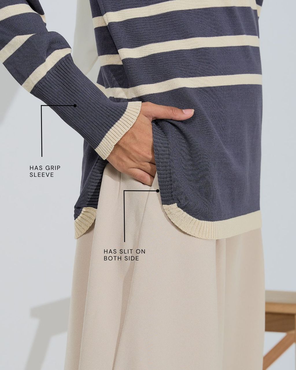 haura-wear-elsie-blouse-lengan panjang-kemeja labuh-baju labuh-tunic-kaftan-midi-dress-blouse-shirt-long-sleeve-baju-muslimah-baju-perempuan-shirt-blouse-baju (5)