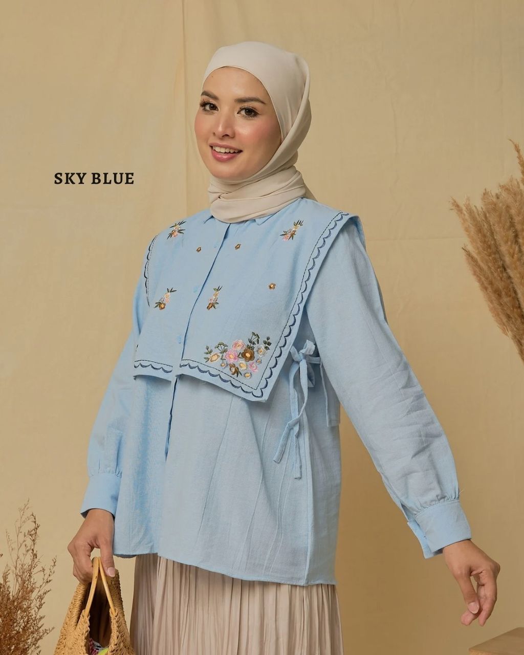 haura-wear-elvy-blouse-lengan panjang-kemeja labuh-baju labuh-tunic-kaftan-midi-dress-blouse-shirt-long-sleeve-baju-muslimah-baju-perempuan-shirt-blouse-baju (14)