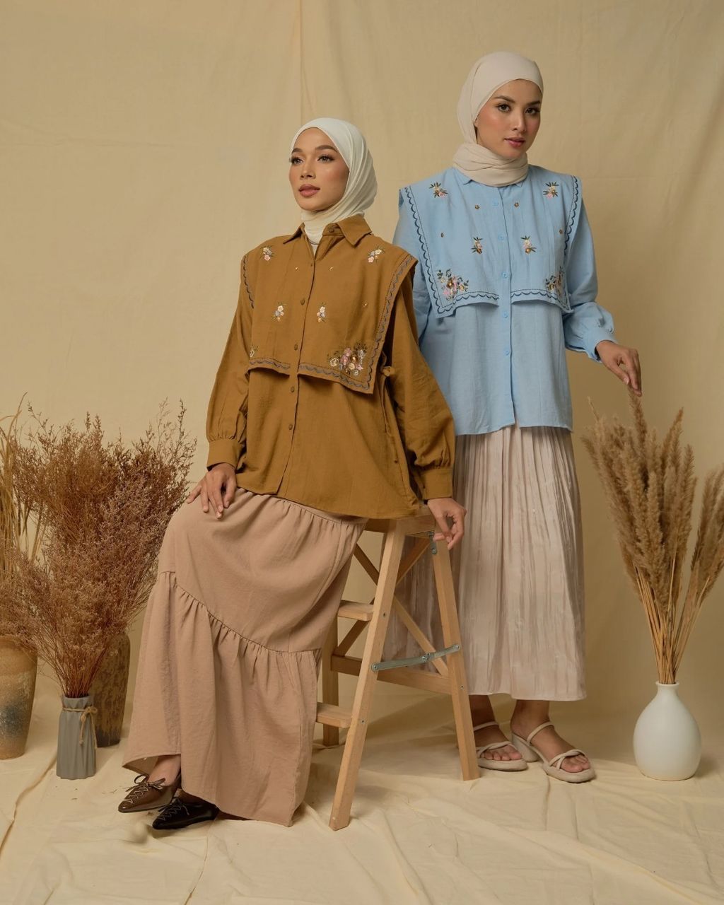 haura-wear-elvy-blouse-lengan panjang-kemeja labuh-baju labuh-tunic-kaftan-midi-dress-blouse-shirt-long-sleeve-baju-muslimah-baju-perempuan-shirt-blouse-baju (13)