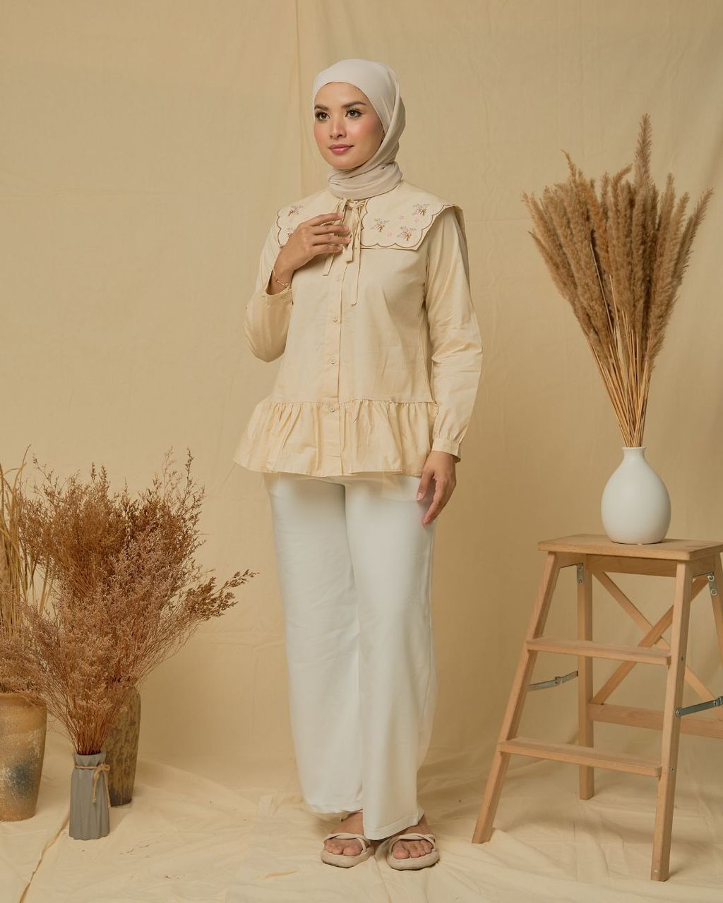 haura-wear-jezy-blouse-lengan panjang-kemeja labuh-baju labuh-tunic-kaftan-midi-dress-blouse-shirt-long-sleeve-baju-muslimah-baju-perempuan-shirt-blouse-baju (11)
