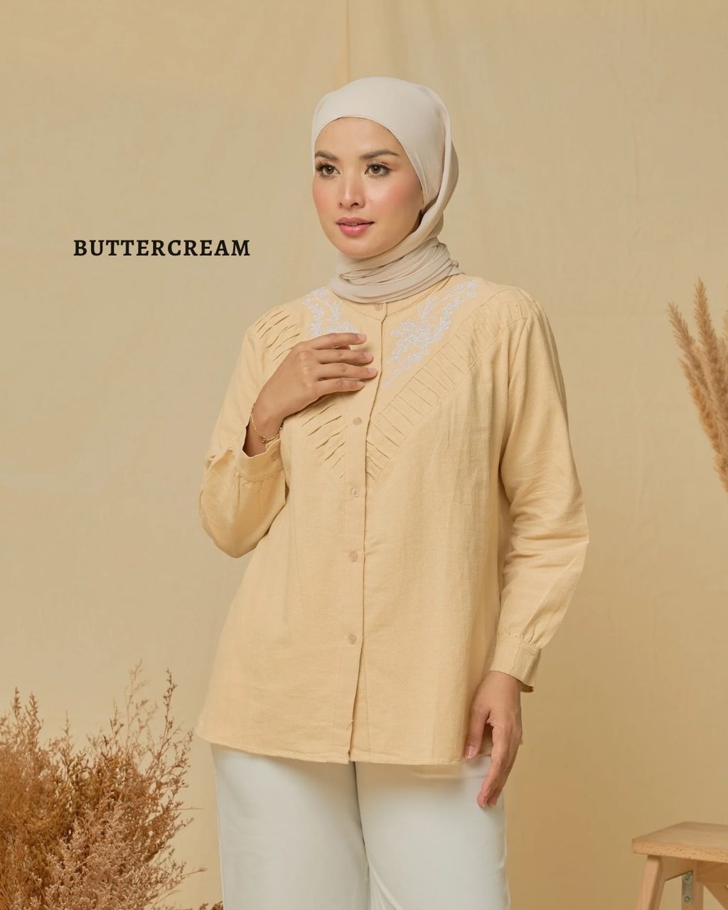 haura-wear-Cally-blouse-lengan panjang-kemeja labuh-baju labuh-tunic-kaftan-midi-dress-blouse-shirt-long-sleeve-baju-muslimah-baju-perempuan-shirt-blouse-baju (9)