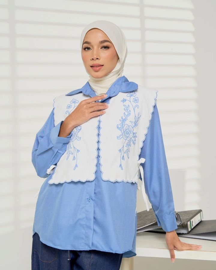 haura-wear-hallie-blouse-lengan panjang-kemeja labuh-baju labuh-tunic-kaftan-midi-dress-blouse-shirt-long-sleeve-baju-muslimah-baju-perempuan-shirt-blouse-baju (8)