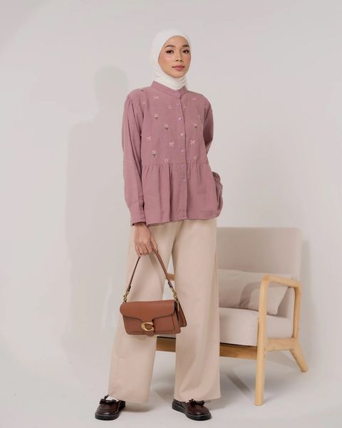 haura-wear-janna-blouse-lengan panjang-kemeja labuh-baju labuh-tunic-kaftan-midi-dress-blouse-shirt-long-sleeve-baju-muslimah-baju-perempuan-shirt-blouse-baju (2)